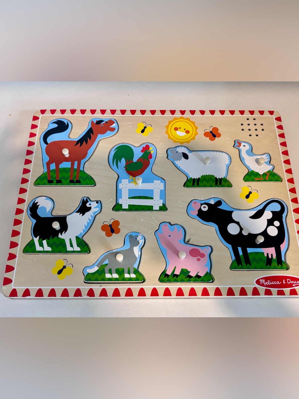 Melissa & Doug animals sound puzzle